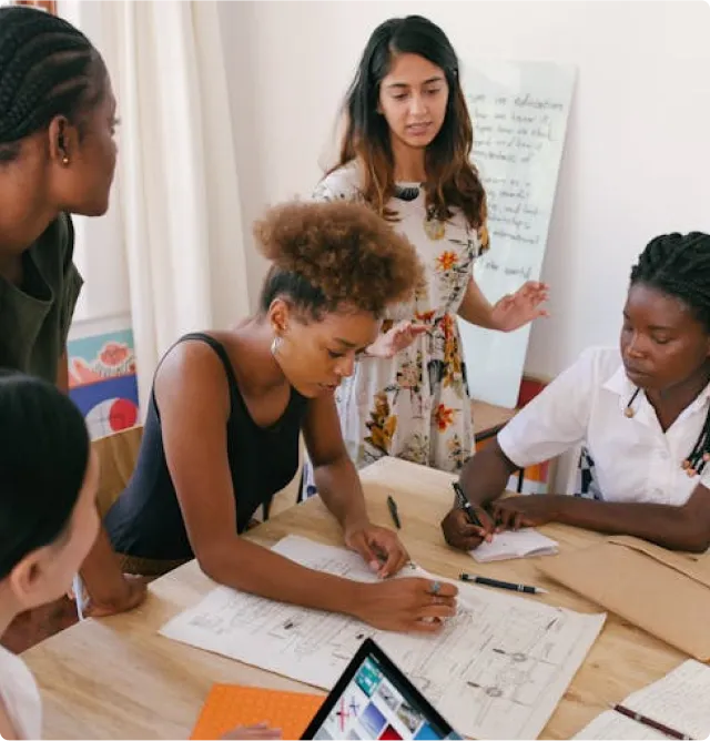 Team collaboration in modern workplace